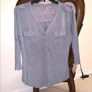 ⭐️Soho Gray Blouse
